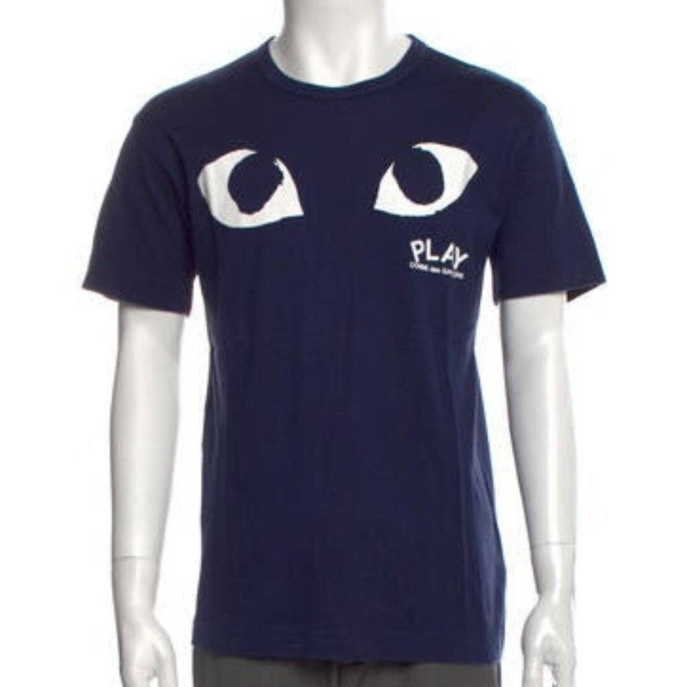 Comme des Garçons Play Graphic Print Crew Neck T-Shirt Size L
